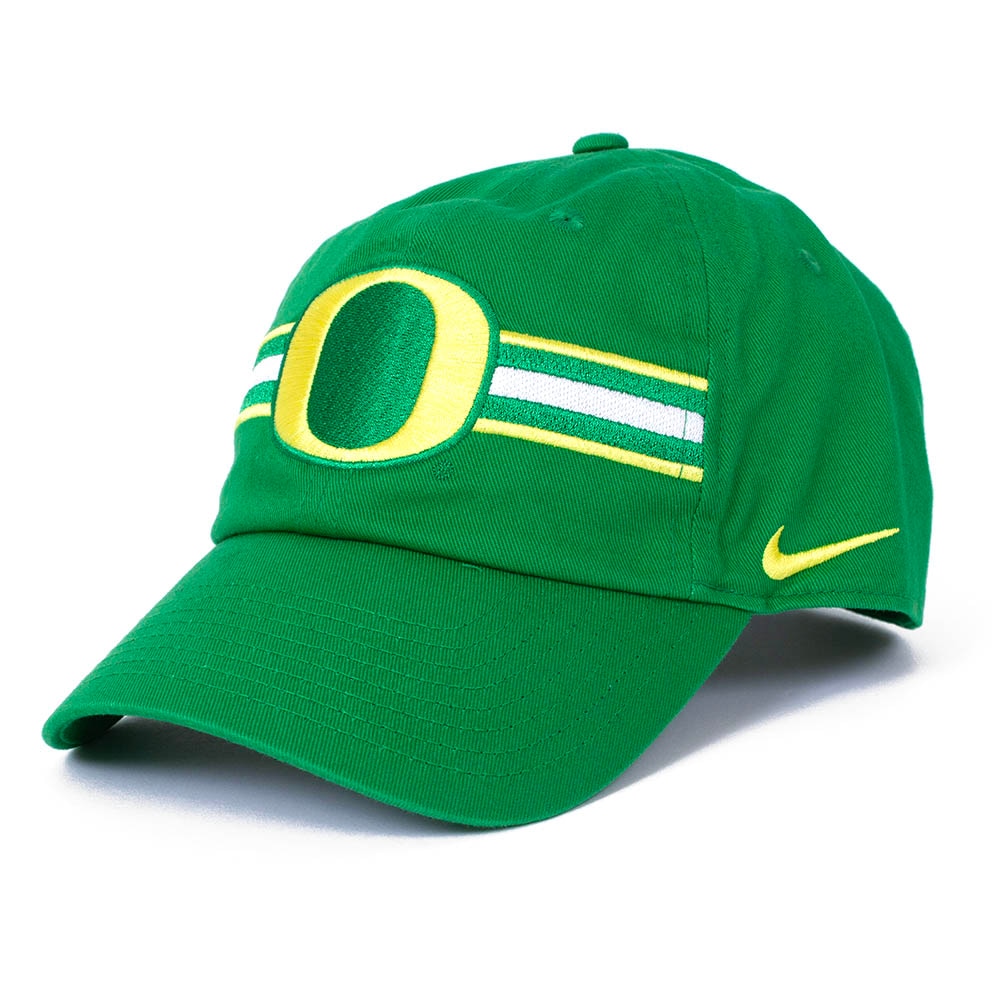 Classic Oregon O, Nike, Green, Curved Bill, Accessories, Unisex, Twill, Unstructured, Adjustable, Hat, 882848